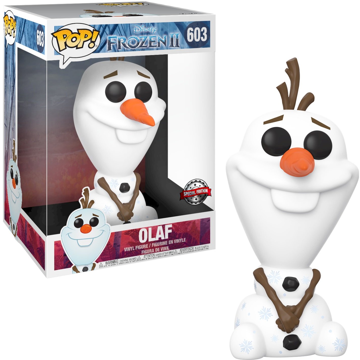 Funko Pop Olaf 603 Super Sized Frozen la Reine des Neiges 42848